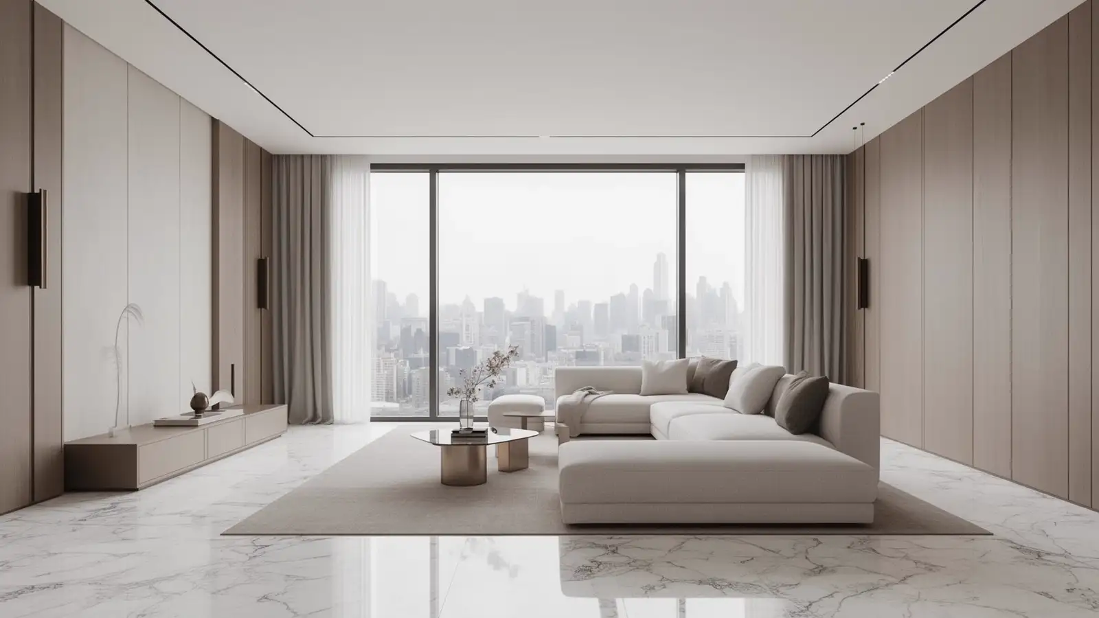 Presentation-ready interior