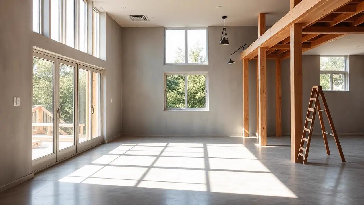 Post-construction builders clean