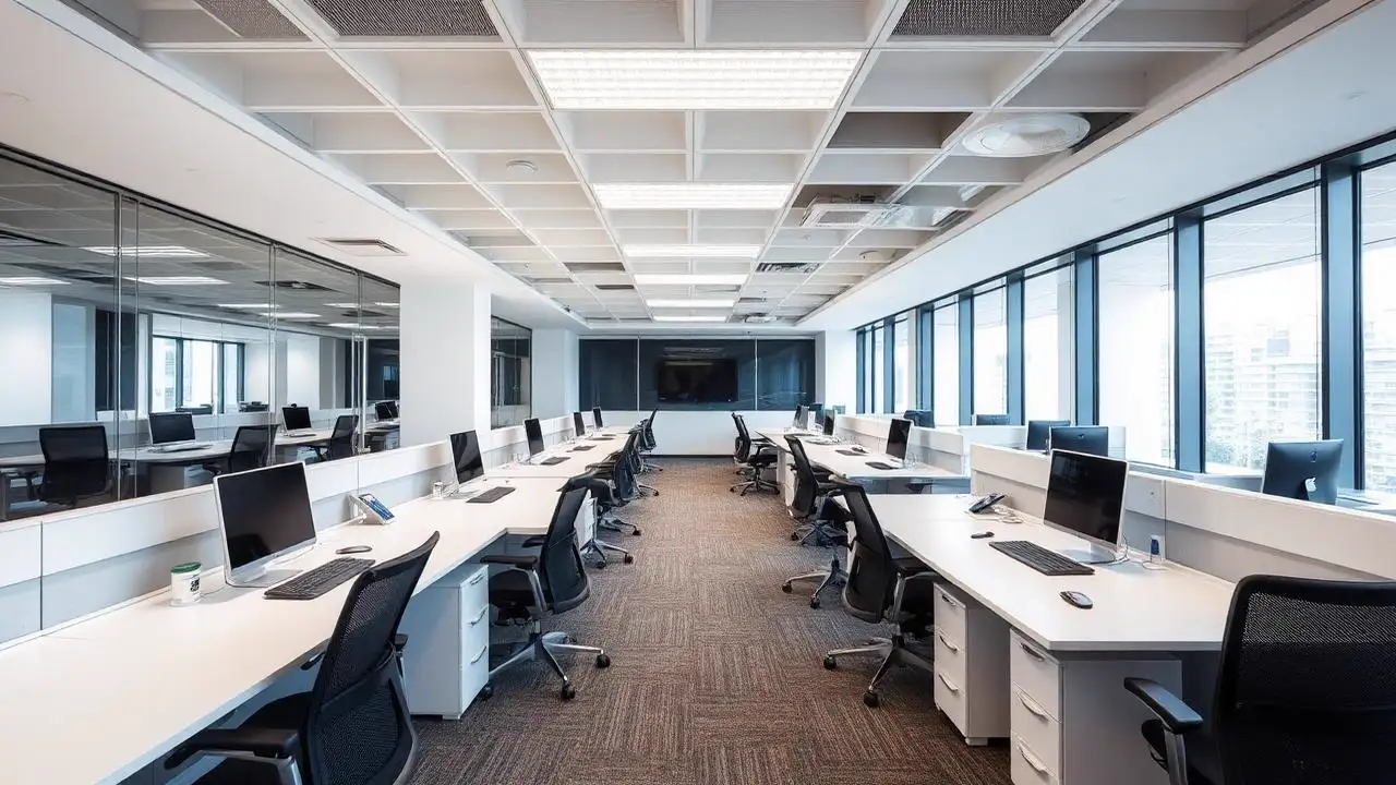 Commercial office cleaning